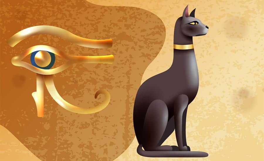 Egyptian cat names - hieroglyph
